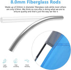 NXONE Beach Tent Sun Shade Shelter for 3/4/6 Person Person with UV Protection, Extended Floor, 3 Mesh Roll Up Windows & 8.0/8.5mm Fiberglass Rods丨Carry Bag Included