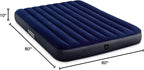 Intex 64759E Dura-Beam Standard Downy Air Mattress: Fiber-Tech – Queen Size – 10in Bed Height – 600lb Weight Capacity – Pump Sold Separately
