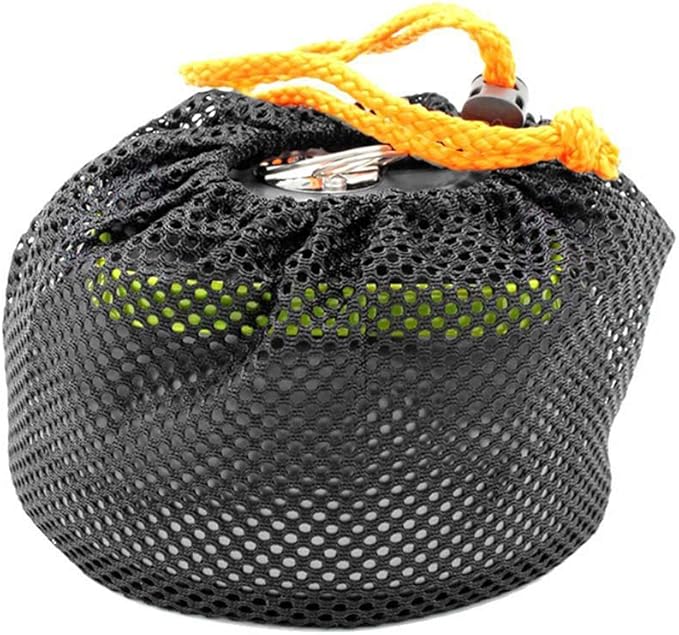 Docooler Camping Kettle - 0.8L Portable Ultra-Light Outdoor Hiking Camping Picnic Water Kettle, Teapot, Coffee Pot - Compact, Quick-Heat & Anti-scalding