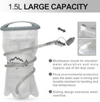 INOXTO Running Hydration Vest Backpack,Lightweight Insulated Pack with 1.5L Water Bladder Bag Daypack for Hiking Trail Running Cycling Race Marathon for Women Men