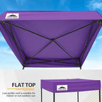 EAGLE PEAK Flex Compact 4x4 Pop-up Canopy Changing Room, Portable Privacy Dressing Room for Indoor Fashion Photoshoots, Camping, or Pool, Purple