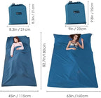 Sleeping Bag Liners Lightweight Travel Camping Sheet Sleep Bag Liner Adults Lightweight Warm Weather Hotel Compact Portable Sleeping Sack Indoor Outdoor Hostels Traveling Backpacking Hiking Blankets