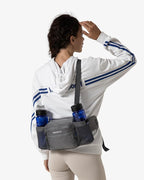 WATERFLY Fanny Pack Waist Bag: Waist Pack for Women Men with Two Water Bottle Holder Hiking Fanny Pack for Running Walking DogWalking Travel Cycling