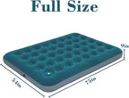 Full Size Camping Air Mattress with Built in Foot Pump, Inflatable Bed Blow Up Mattress Sleeping Pad