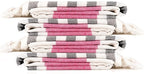 Cotton Turkish Beach Towel with Towels Oversized 36"x72" Pool Absorbent Extra Large Quick Dry Sand Travel Towel (Rosé Obsidian, 4 Pack)