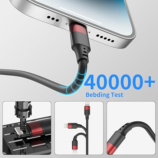Bkduice 6 inch Short Lightning Cable Bulk 10Pack, [MFi Certified] Multipack 0.5ft iPhone Charge Cable, Short USB to Lightning Cord for Charging Stations, iPhone 14 13 12 11 Pro Max 8 7 6 iPod iPad
