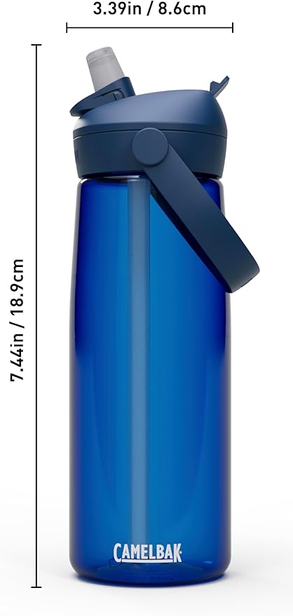 CamelBak Thrive Flip Straw Tritan Renew Water Bottle Oxford, 25oz