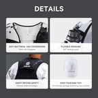 KAILAS FUGA AIR 8 Ⅳ Running Hydration Vest Hydration Pack Lightweight with Two TPU Water Bladders for Women Men Trail Cycling Hiking