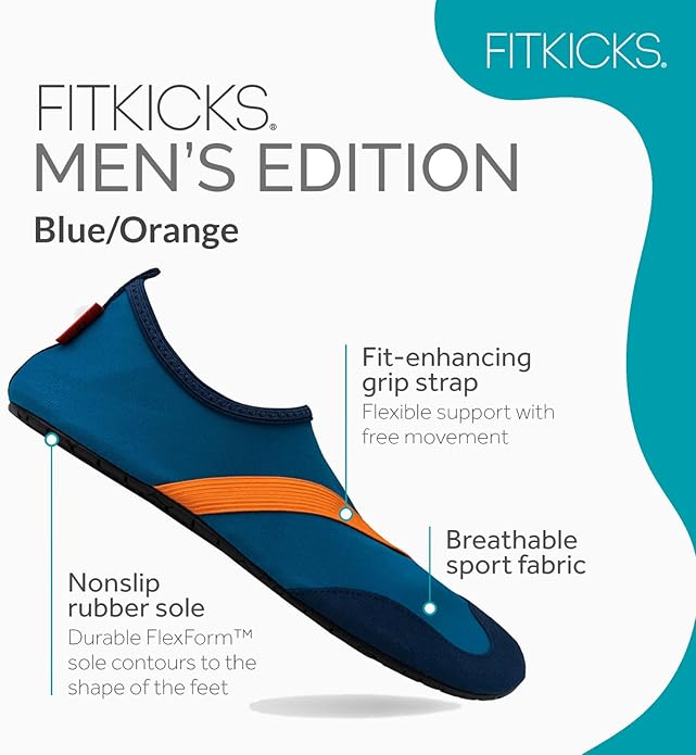 FITKICKS Active Men's Footwear Foldable Water Shoes