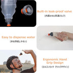 Azarxis Running Water Bottles Flask BPA Free Leakproof Hydration Vest Packs Waist Belt Replacement for Triathlon Marathon Hiking Cycling Climbing Runner