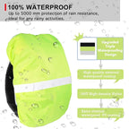 Frelaxy Hi-Visibility Backpack Rain Cover with Reflective Strip 100% Waterproof Ultralight Backpack Cover, Storage Pouch, Anti-Slip Cross Buckle Strap, for Hiking, Camping, Biking, Outdoor, Traveling
