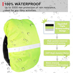 Frelaxy Hi-Visibility Backpack Rain Cover with Reflective Strip 100% Waterproof Ultralight Backpack Cover, Storage Pouch, Anti-Slip Cross Buckle Strap, for Hiking, Camping, Biking, Outdoor, Traveling