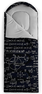 Sleeping Bags for Adults and Kids，3D Printing Camping Sleeping Bag for Girls Boys Lightweight Waterproof Cold/Warm 3-Season，Outdoor Travel with Compression Bags