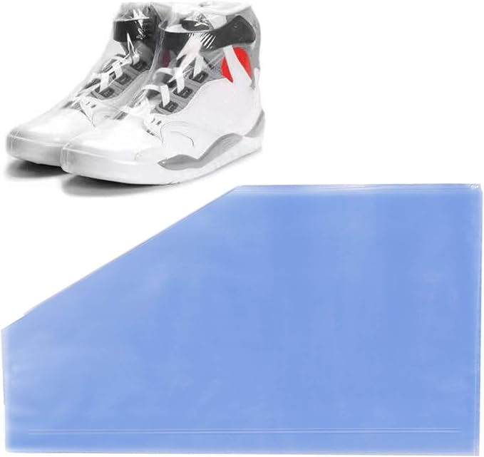 Shoe Shrink Wrap Bags,100 Pcs Sneaker PVC Heat Shrink Plastic Wrap Large Shoes Protector for Men Women Effectively Avoid Sole Yellowing 10x17.7 inches