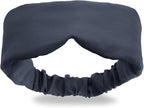 Infinity Travel - Bamboo Sleep Mask - Silky Soft Eye Mask - Comfortable - 100% Light Blocking Night - Machine Washable (Midnight Grey)
