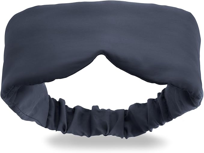 Infinity Travel - Bamboo Sleep Mask - Silky Soft Eye Mask - Comfortable - 100% Light Blocking Night - Machine Washable (Midnight Grey)