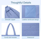 Tote Bag for Women Puffer Work Tote Handbag Large Quilted Nurse Bag with Zipper for Travel