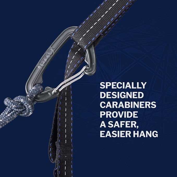 ENO DoubleNest Hammock - Lightweight, Portable, 1 to 2 Person Hammock - for Camping, Hiking, Backpacking, Travel, a Festival, or The Beach - Canyon/Coral