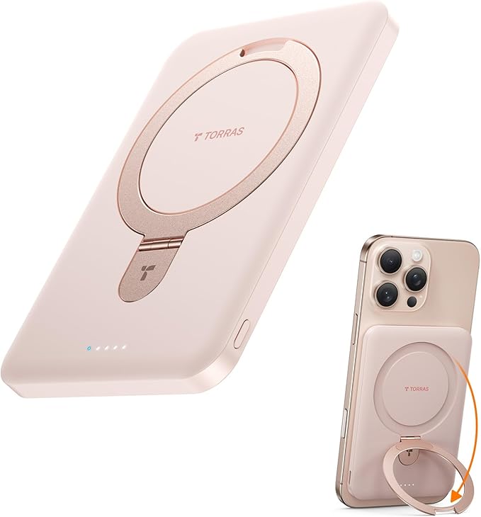 TORRAS Ultra Slim Portable Charger with [Mini but Power] 30W C Charger