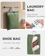 Percover Compression Packing Cubes 8-Piece Set, Packing Cubes Compression for Travel with Laundry Bag & Shoe Bag, Travel Organizer for Carry On & Checked Luggage, Green