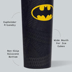 Corkcicle Sport Canteen - Keeps Beverages Cold 25 Hours - Triple Insulated Stainless Steel - Screw-On Lid - Reusable Bottle - Summer Drinkware Gift - Keeps Drinks Ice Cold - 20 oz - Batman
