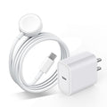 Upgraded Apple Watch Charger, Portable Fast Wireless Magnetic iWatch Charging Cable Cord with USB C Wall Charger Block Plug Adapter Compatible with Apple Watch Series 10,9,8,7,SE,6,5,4,3,2,1(1M/3.3FT)