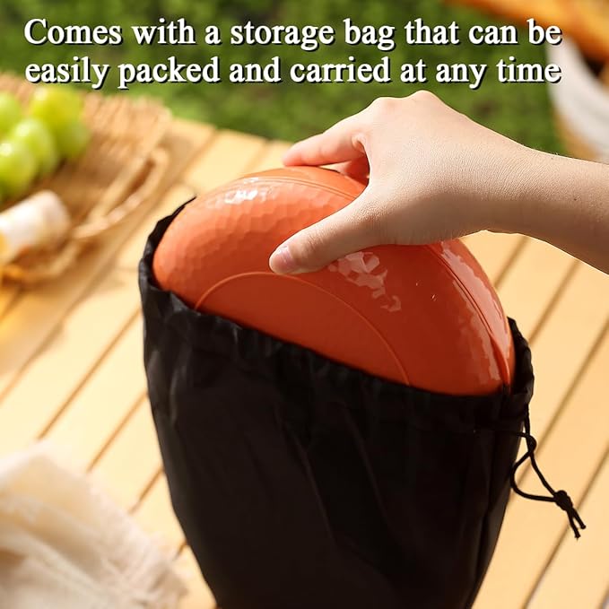 Homquen 6-Piece Camping Mess Kit with Bowl, Plate, Cup, Spoon, Fork, Knife and Carry Bag, Camping Accessories Essentials Gear Light Weight and Small Space Easy to Carry or Put in Backpack