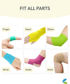 FriCARE Self Adhesive Bandage Wrap, Medical Tape in First Aid Kit, Cohesive Bandages for Wounds Sport Vet, 2 Inches X 5 Yards 6 Rolls, Fresh