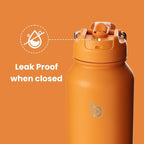 BOTTLE BOTTLE 40 oz sports water bottle stainless steel insulated water bottle with straw and pills holder