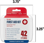 DecorRack 4000 Piece First Aid Kit, 96 Individual Boxes of 42 Items Each, First Aid Kits for Minor Cuts, Scrapes, Travel, Car, Home, Work, Field Trips or Camping (4000pcs, 96 Pack)