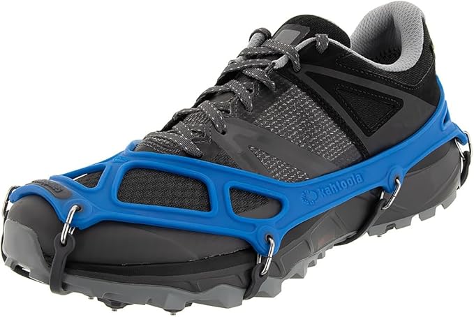 Kahtoola EXOspikes Footwear Traction for Winter Hiking & Running in Snow, Ice & Rocky Terrain