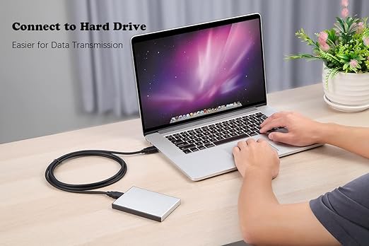 XBOHJOE USB 3.0 Male to Male Cable 1.5FTUSB Type A Male to A Male Cord 5 Gbps Double USB a to USB a Cable Compatible with Hard Drive Cooling Fan/pad DVD Player and More (Black, 1.5FT)