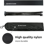 ROCK CLOUD Portable Camping Table Ultralight Aluminum Camp Table Folding Beach Table for Camping Hiking Backpacking Outdoor Picnic