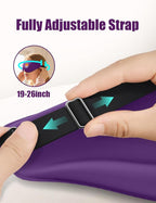 EVA BELLE Sleep Mask Women Men, Comfy Blackout Eye Mask for Deep Sleep, 3D Memory Foam Sleeping Mask, Silk Sleep Eye Cover, Cute Funny Eyeshade Covers, Adjustable Elastic Strap & Soft Breathable