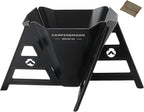 CAMPINGMOON Collapsible Coffee Dripper Pour Over Camping Outdoor 304 Stainless Steel Black BKCOF-01