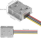 DC12V to 24V 5A 120W Converter, DC Voltage Regulator Power Converter Boost Converter Module car Power Supply is Applicable to Golf cart, etc