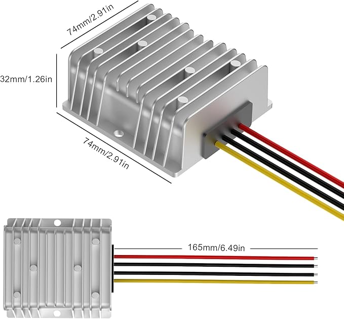 DC12V to 24V 5A 120W Converter, DC Voltage Regulator Power Converter Boost Converter Module car Power Supply is Applicable to Golf cart, etc