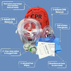 MCR Medical Adult & Infant CPR Mask Combo Kit with 2 Valves