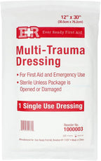 Ever Ready First Aid Multi-Trauma Sterile Non-Woven Dressing 12” x 30”