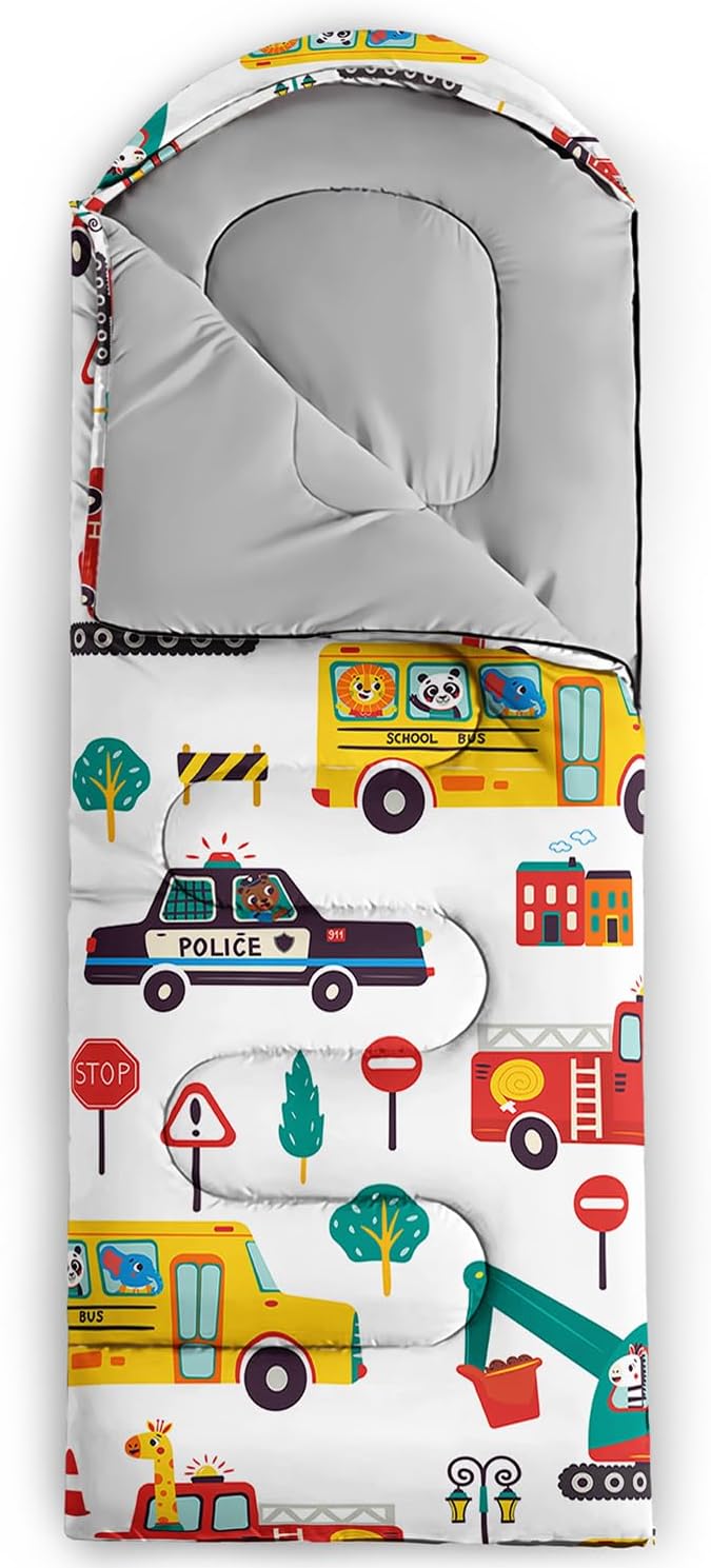 Sleeping Bags for Adults Kids,Backpacking Camping Sleeping Bag for Girls Boys Lightweight Waterproof Cold/Warm Weather Sleeping Bag for All Season