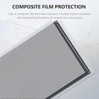 XINPUGUANG Flexible Solar Panel 100W 12V Monocrystalline Solar System kit,10A Charge Controller,Extension Cable, Charge for Boat, RV, Cabin, Camper,12v Battery (100W Solar Panel kit)