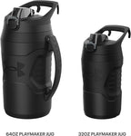 Under Armour 32 oz Insulated Water Bottles - Sports Water Jug with Handle, Fence Hook, Leak Resistant for Baseball, Football & More, 32 oz Water Bottles, Sports Water Bottle Insulated