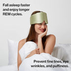 Dore & Rose Deep Sleep Mask Light Blocking, 23 Momme Mulberry Silk Eye Mask, Ultra Soft, Adjustable - Travel Sleeping Mask for Men & Women - Olive