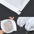 Non-woven Fabric Storage Bags 10Pcs Travel Shoe Bags Dust Cover Pouch Portable Drawstring Home Packing Bags (Small)