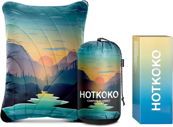 Camping Pillow,Supportive Compressible Travel Pillow Large Size Lightweight Camp Pillow with Storage Bag for Camping,Hiking,Backpacking,Airplane