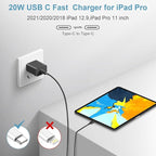 10FT iPhone 17 16 15 Charger Fast Charging USB C Charger Block Type C Chagrer Fast Charging 2-Pack for iPhone 17/17 Plus/17 Pro/17 Pro Max/iPhone 16/16 Plus/16 Pro/16 Pro Max/15/15 Pro Max(Black)