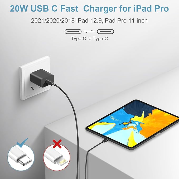 10FT iPhone 17 16 15 Charger Fast Charging USB C Charger Block Type C Chagrer Fast Charging 2-Pack for iPhone 17/17 Plus/17 Pro/17 Pro Max/iPhone 16/16 Plus/16 Pro/16 Pro Max/15/15 Pro Max(Black)