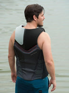 HyperLite Men's Elite Life Jacket - US Coast Guard Approved Level 70 Buoyancy Aid, Great for Any Water Sports Activity Including Boating, Paddle & Swimming