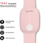 EmeTerm Fashion FDA-Cleared Relieve Nausea Electrode Stimulator Morning Sickness Motion Travel Sickness Vomit Relief Rechargeable No Gel Drug Free Wrist Bands Without Side Effects