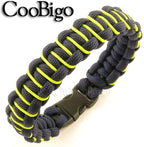 10Pack 5/8" Compass Whistle Buckle Plastic Paracord Bracelet Outdoor Camping Emergency Survival Travel Kits (OD Green)